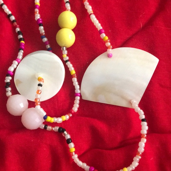 Boho chic beaded necklace new - Picture 2 of 4